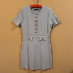 NWT Blue Knit Dress
